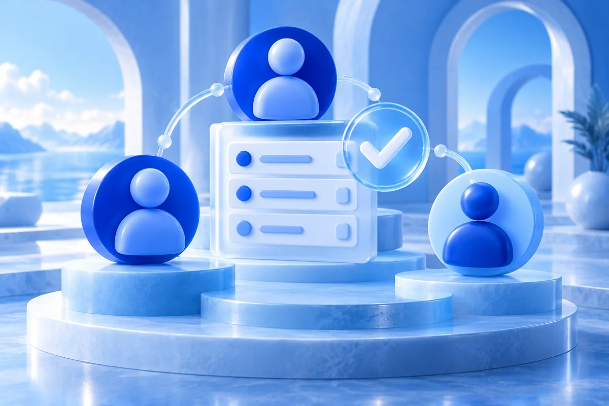 Blue team approval illustration