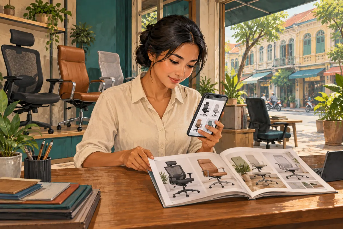Catalogue Still Downloading? A Telegram Workflow for Cambodian Office-Furniture Shops
